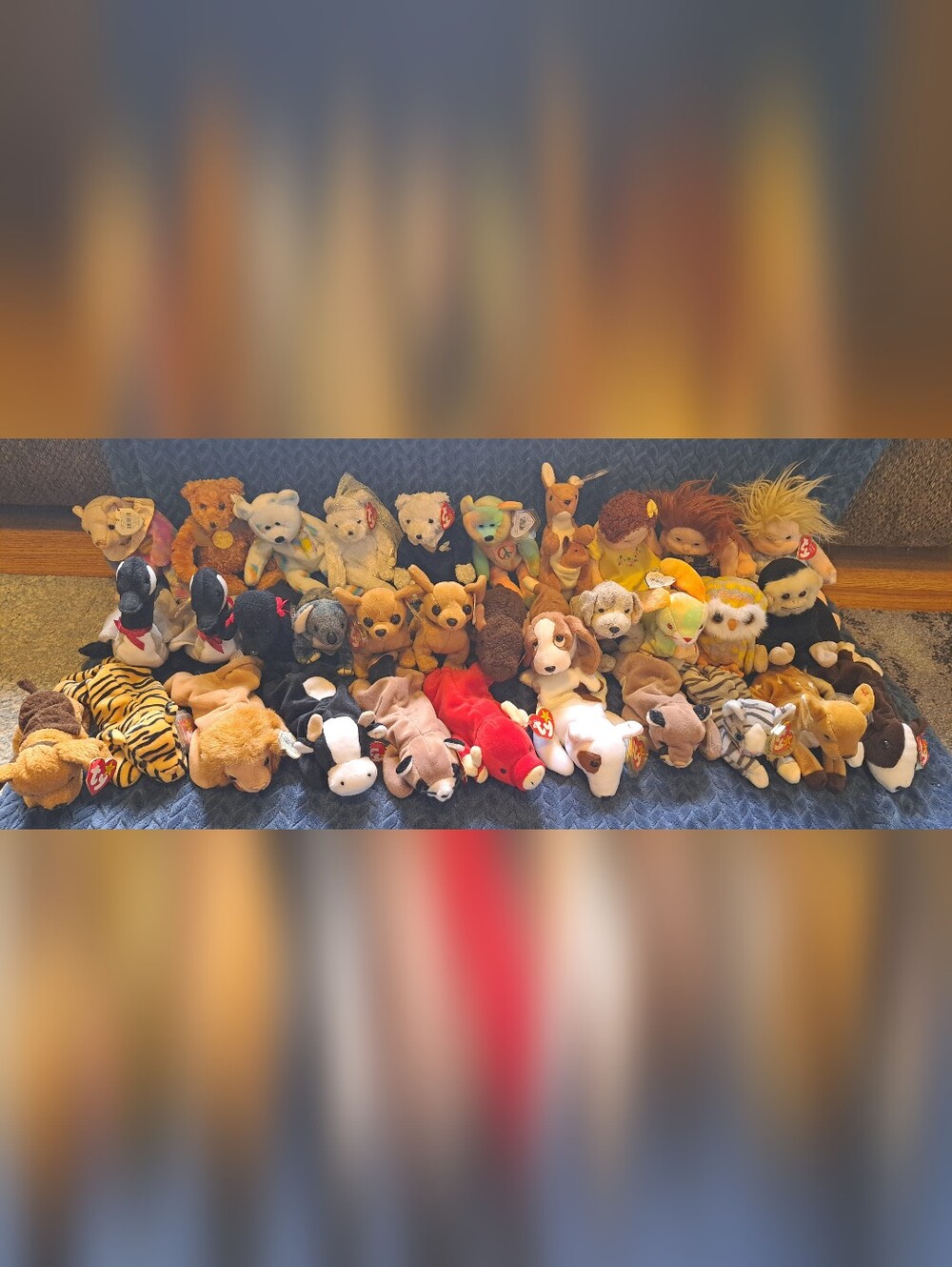 Lot Of Collectible Ty Beanie Babies